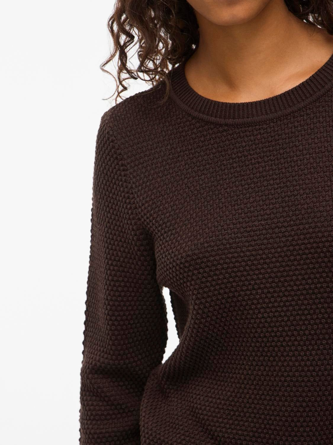VIDALO Pullover - Coffee Bean - VERO MODA & VILA Bergvik